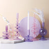 Purple Glass Flower Vase