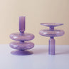 Purple Glass Flower Vase
